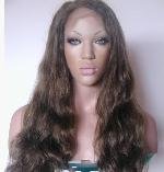 12" long, Indian Remy, wavy dark brown