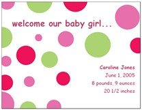 Welcome Our Baby Girl