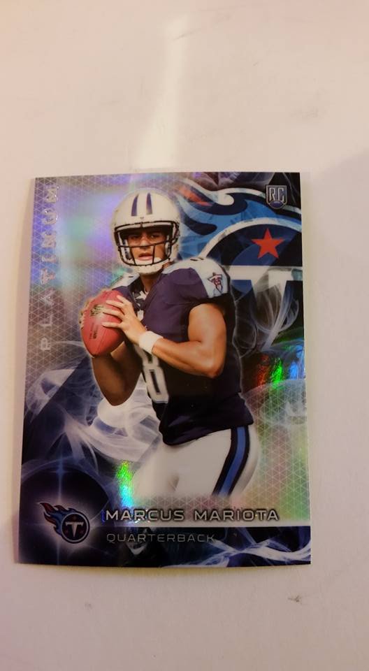 2015 topps Platinum Marcus Mariota Rookie card refractors