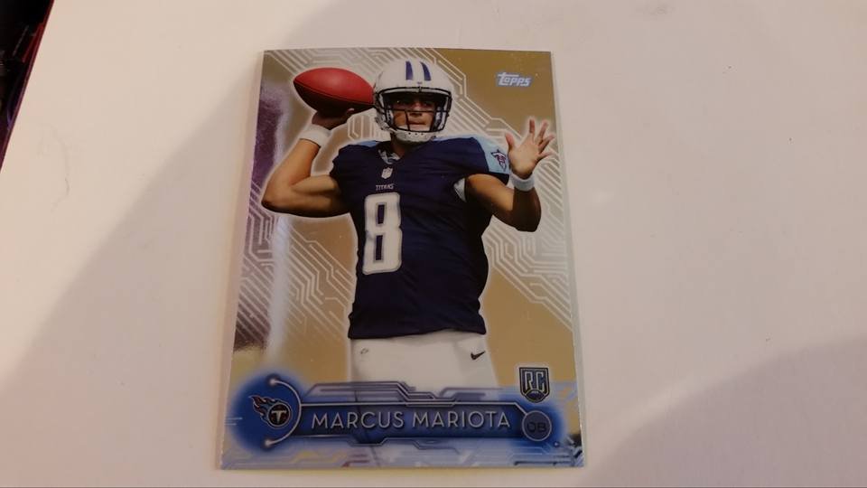 2015 Topps special edition chrome marcus mariota rookie card
