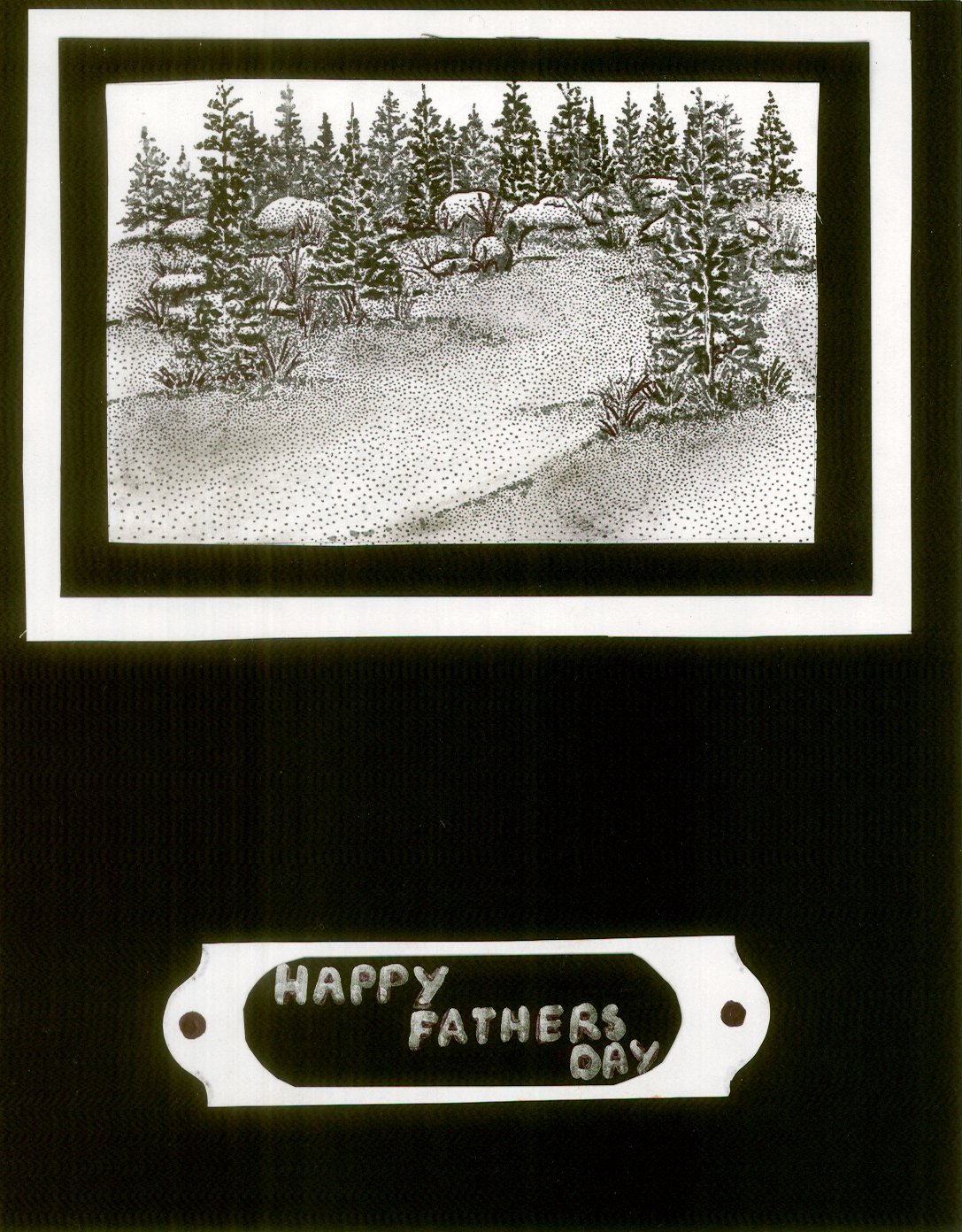 Hand Crafted Father's Day Greeting Card