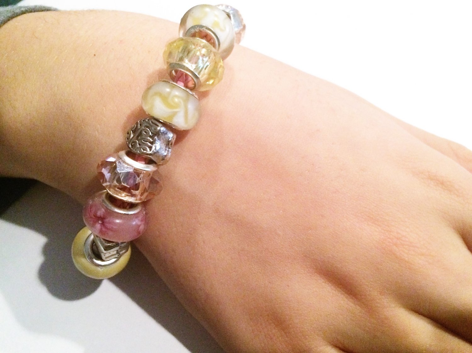Love and Romance European Bead Bracelet