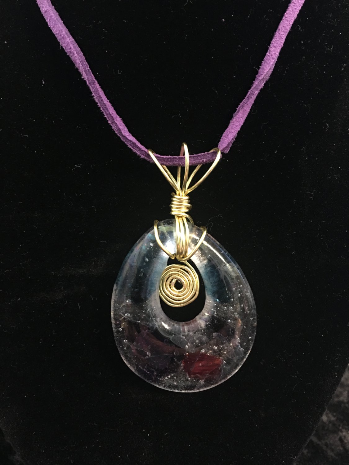 Glass Pendant Necklace