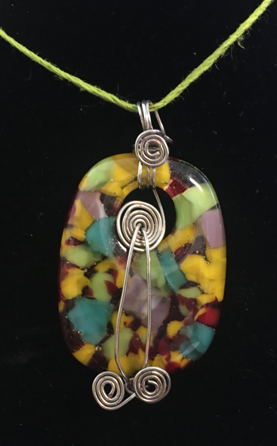 Glass Pendant Necklace