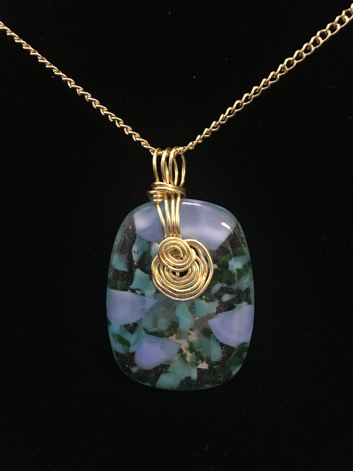 Glass Pendant Necklace