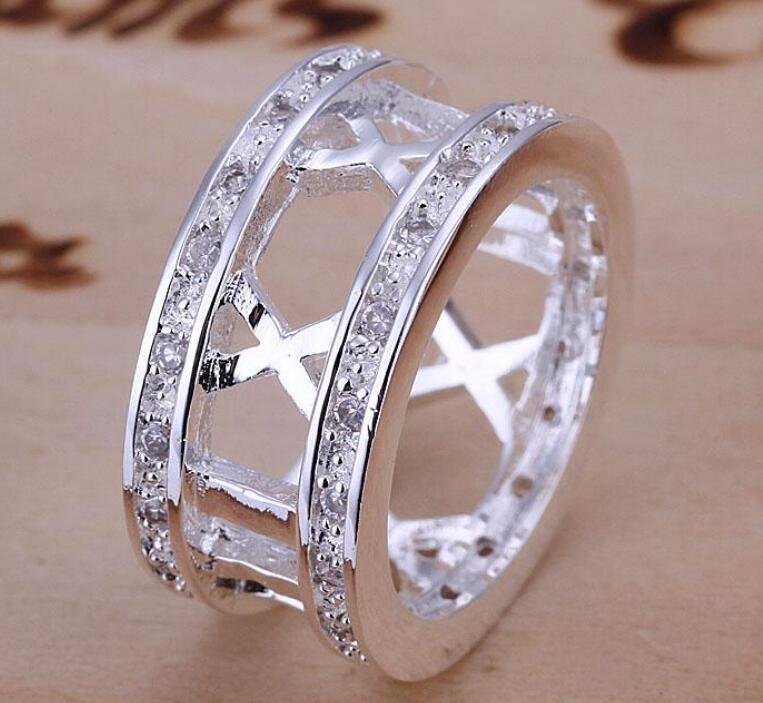 Lovers Roman Numerals Ring