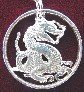 Dragon Pendant Necklace - nickle material