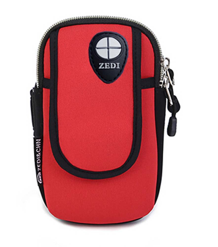 Iphone6 plus Package Salaxy S5 Red Wrist Arm Bags Runners Pack Iphone Samsung