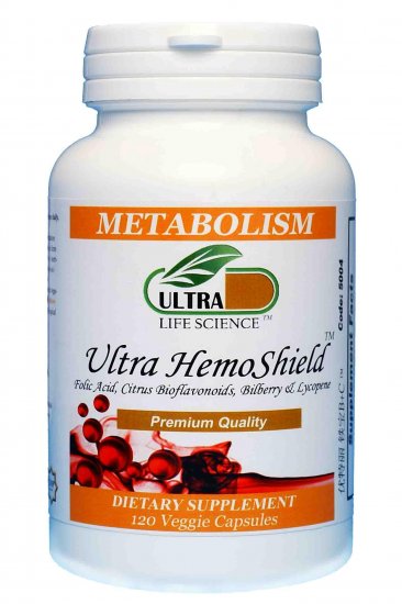 Ultra Hemo ShieldTM plus Vitamin B & C (120 Vegetarian Capsules)