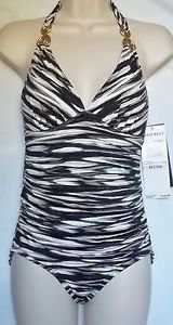 COCO REEF ONE PIECE HALTER MAILLOT, SIZE 32C, MSRP $106