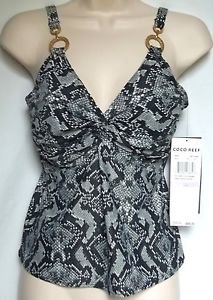 COCO REEF TWIST TANKINI, SIZE 32D