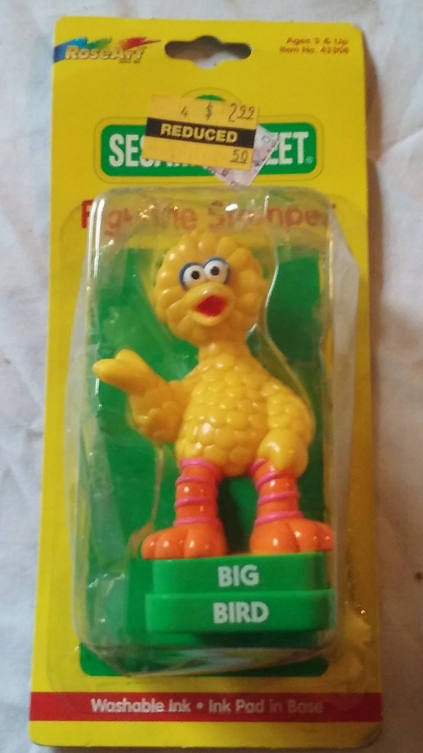 1997 Big Bird Figurine Stamper