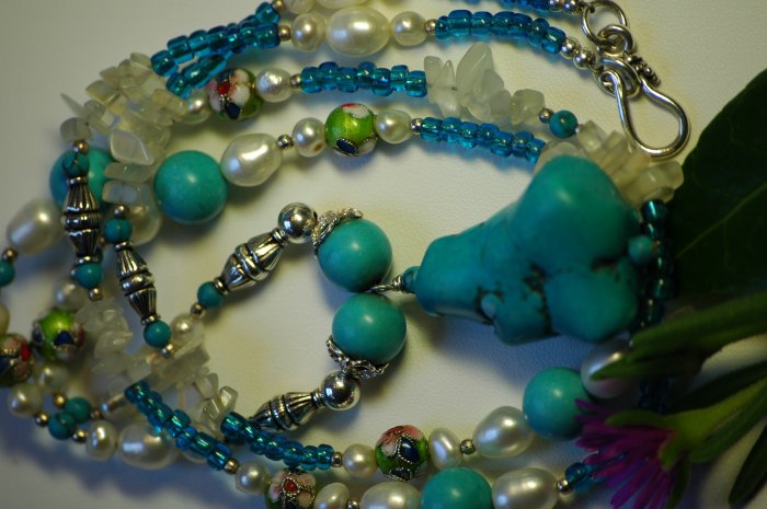 Moon Mama's Turquoise Healing Necklace