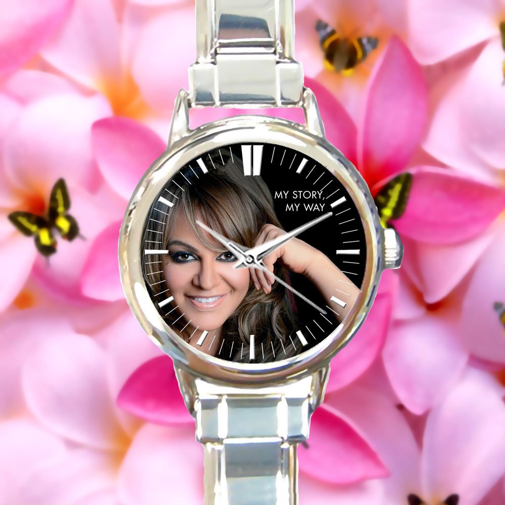 cute Jenni Rivera Memoriam RIP mexico round charm watches stainless steel