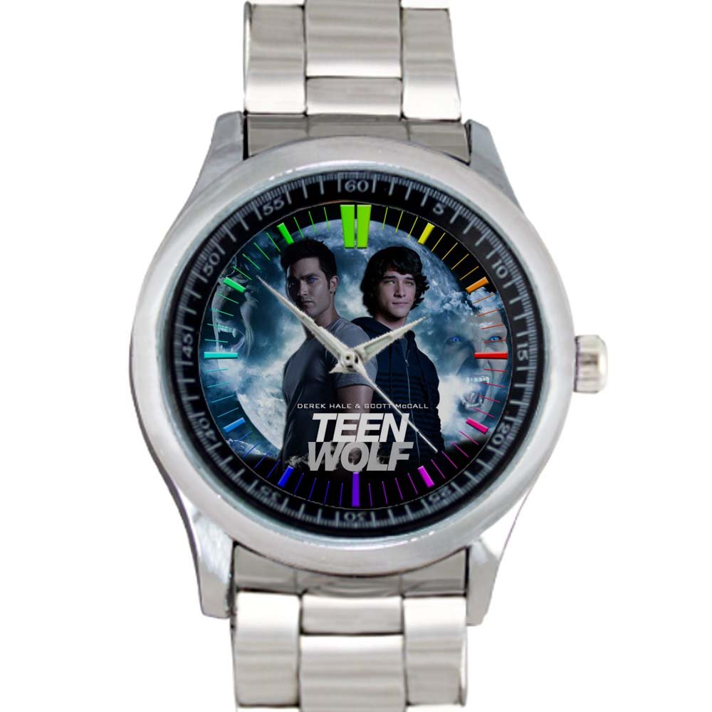 cool teen wolf season Tyler Posey Stainless Steel Wristwatches