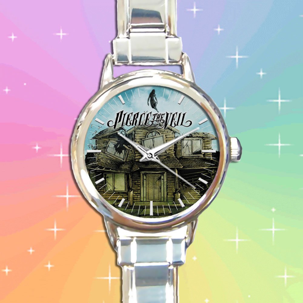 cute pierce the veil Vic mike Fuentes round charm watches stainless steel