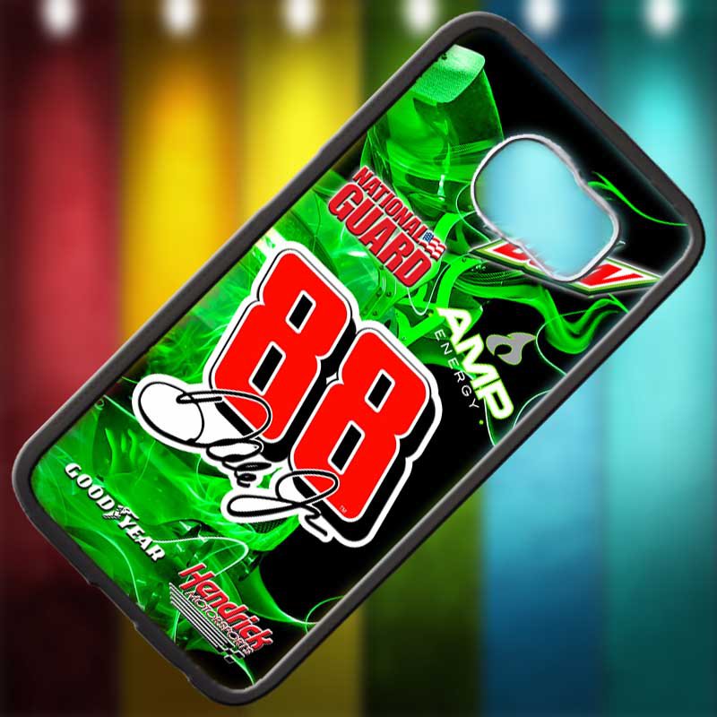 Dale Earnhardt Jr nascar fit for samsung galaxy S6 S 6 S VI black case cover