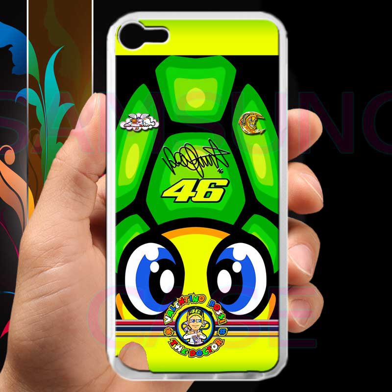 valentino rossi la tarta logo signature fit for ipod touch 5 white case cover