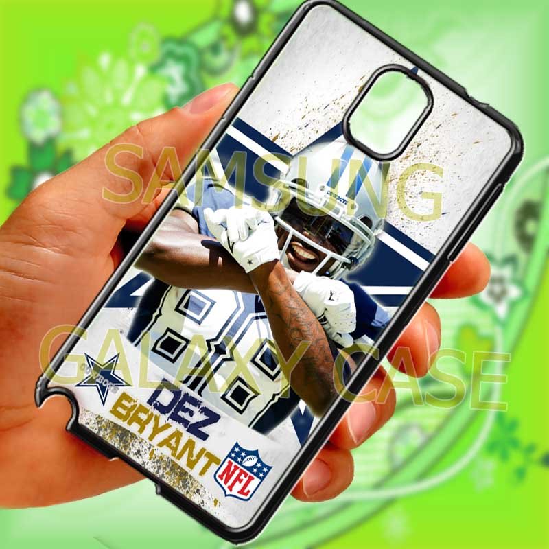 Dallas Cowboys Dez Bryant fit for samsung galaxy note 3 black case cover