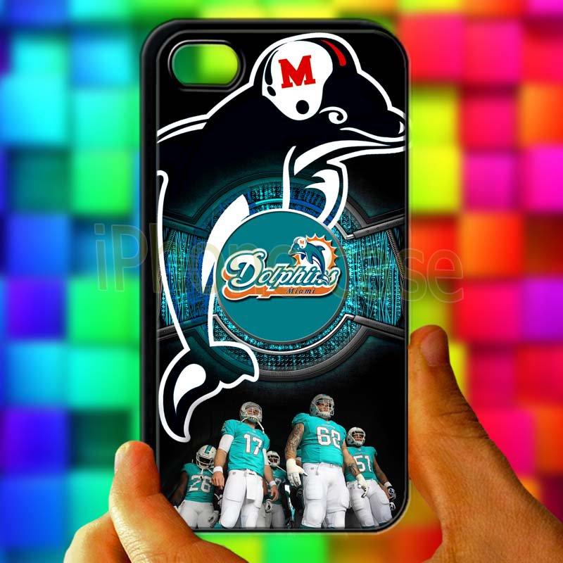 miami dolphins ryan tannehill fit for iphone 5C black case cover