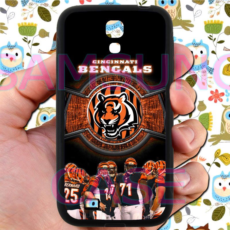 Cincinnati Bengals football a j green fit for samsung galaxy S4 S 4 S IV black case cover