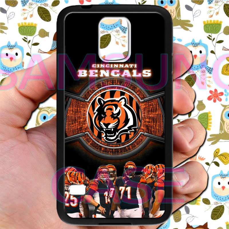 Cincinnati Bengals football a j green fit for samsung galaxy S5 S 5 S V black case cover
