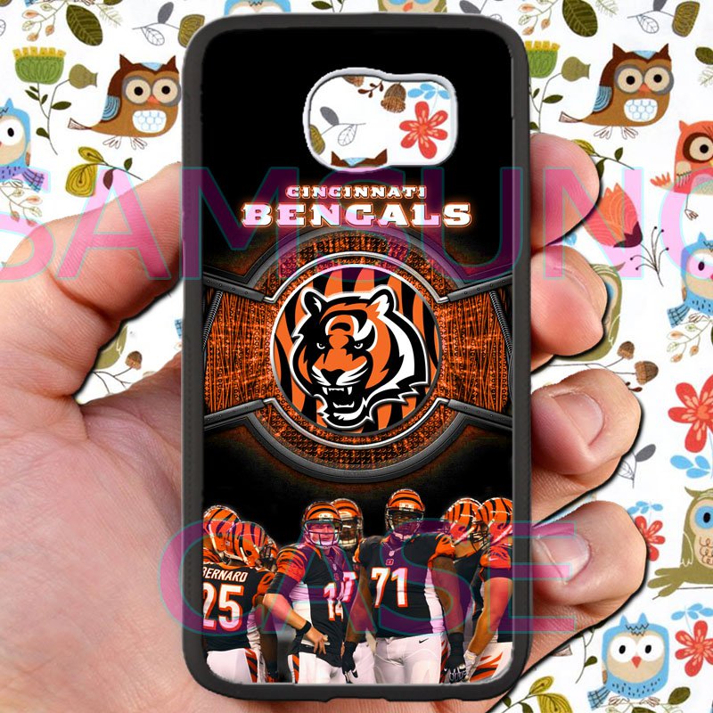 Cincinnati Bengals football a j green fit for samsung galaxy S6 S 6 S VI black case cover