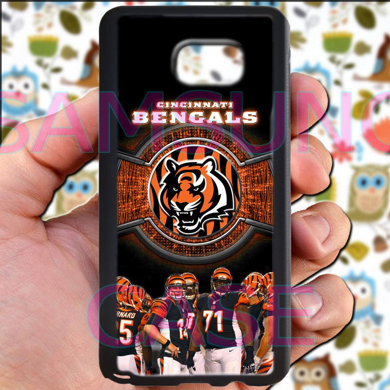 Cincinnati Bengals football a j green fit for samsung galaxy S6 S 6 S VI edge+ black case cover
