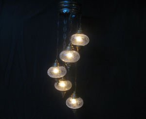 5 ball moroccan lantern glass light chandelier turkish lamp candle lampen 172