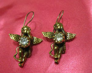 1 of a kind handmade earrings vintage antique tribal kuchi gem stone unique 12