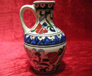 tree of life pitcher ceramic lead free handmade collectible fine decorative 1