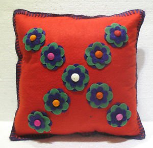 Handmade Turkish pillow nomadic gypsy hippie style cushion cover tribal L 12