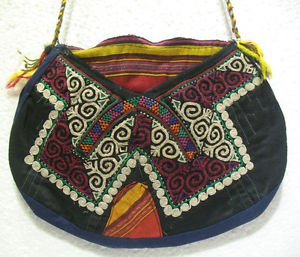 turkish bag embroidery bag suzani fabric antique vintage bag vintage purse c 06