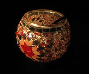 mosaic glass table lamp tischlampe moroccan lantern lampe mosaique candle 29