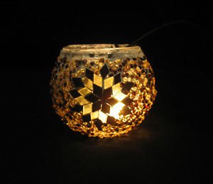 mosaic glass table lamp tischlampe moroccan lantern lampe mosaique candle 15
