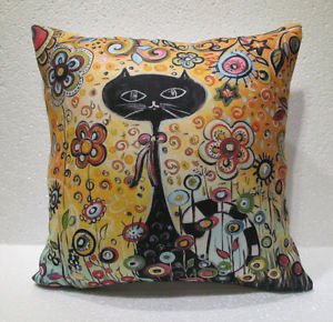 Smart cat pillow cushion home decor modern decoration sofa cover throw 45