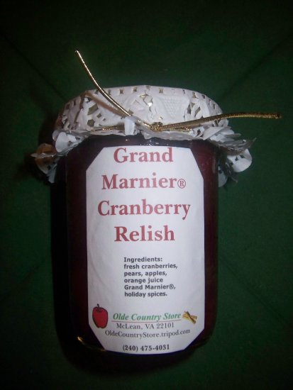 Olde Country Grand Marnier� Homemade Cranberry-Orange Relish, 8 oz