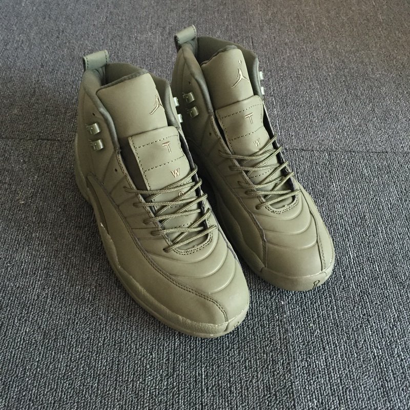 olive canvas jordan 12