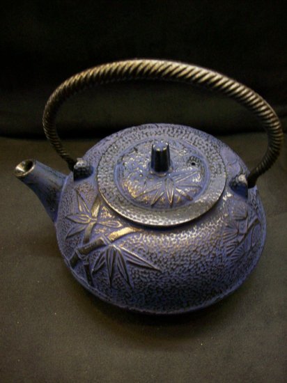Blue Bamboo Teapot (Five Elements)