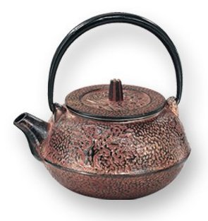 Copper Bamboo Teapot