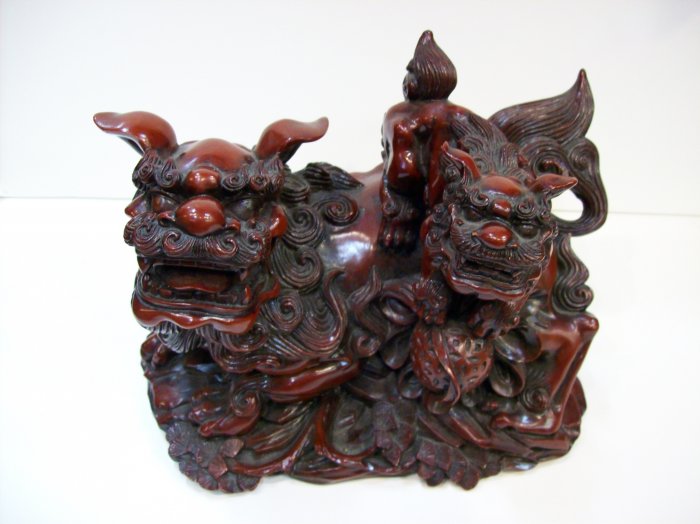 Mother Fu Dog with Pup