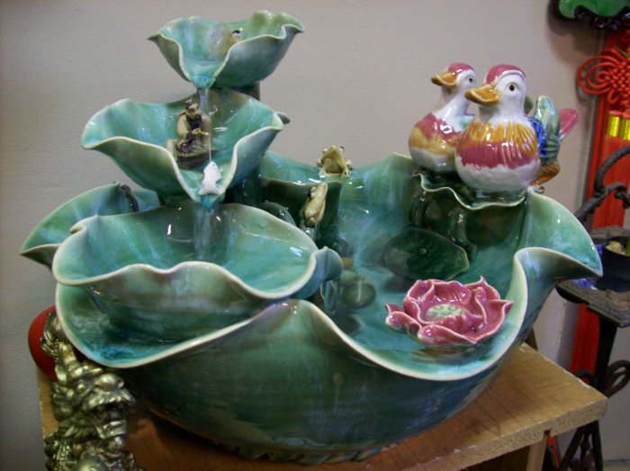 Mandarin Ducks Water Fountain