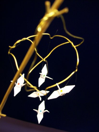 mini origami mobile by origamikitti