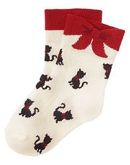 Glamour kitty socks
