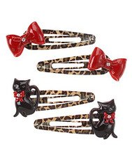 Glamour kitty Hair Clips