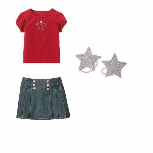 School Girl Rocks 3 pc LOT-Size 5