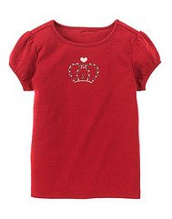 School girls Rocks Tiara Tee size 5