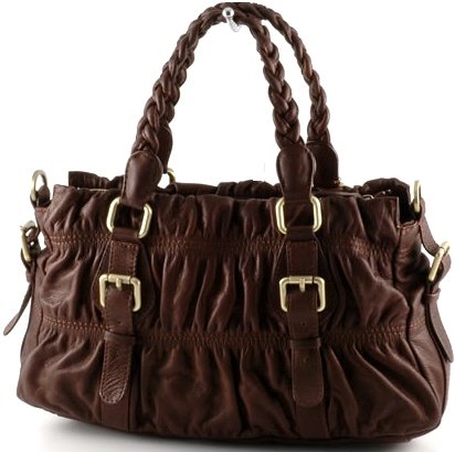 "samantha" Italian Leather Shoulderbag