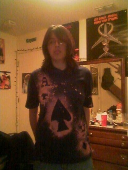 Bleach Sprayed Shirt Personal Design