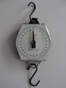 Mechanical Hanging Scale 50 Kg Metal Body Robust Heavy